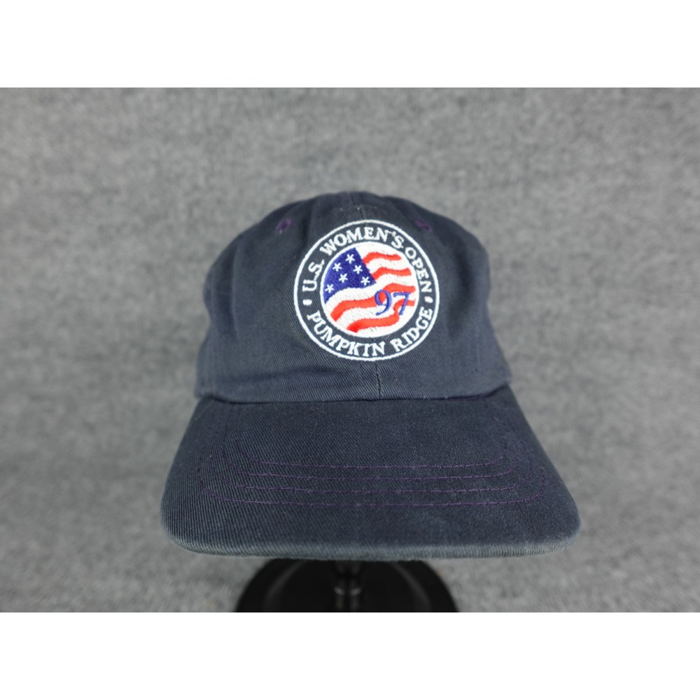 US Womens Open 1997 Pumpkin Ridge Golf Cap Hat Navy Blue Embroidered Logo